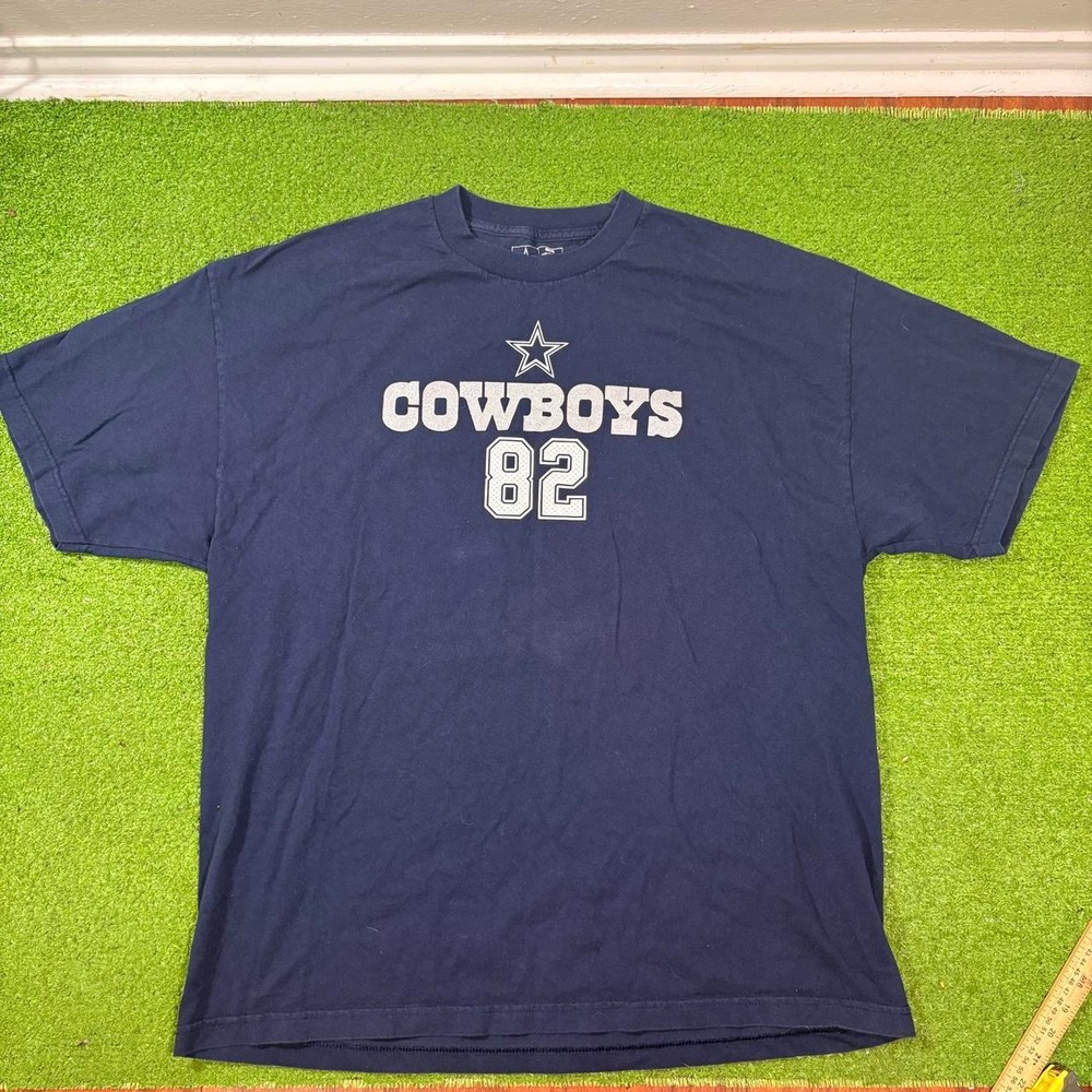 Dallas Cowboys #82 Witten Cotton T-Shirt Men's XL (run large) Blue